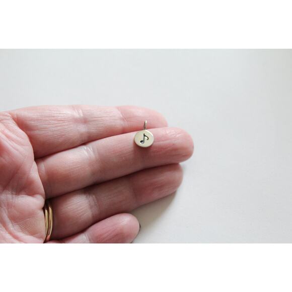 Sterling Silver Music Note Charm, Music Note Charm - Picture 2 of 5